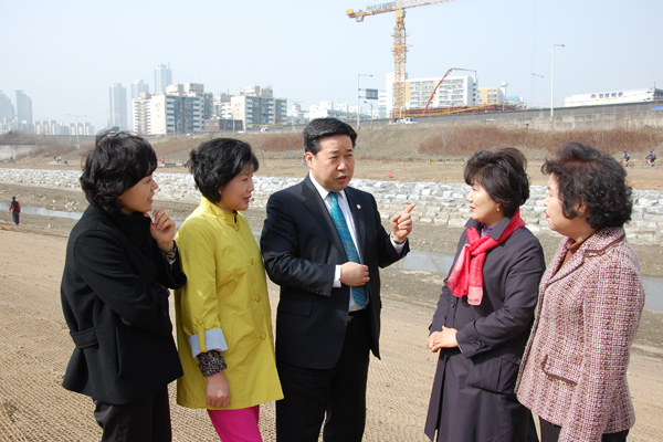 도림천 자연형 하천정비 관련 현장활동