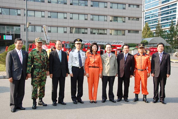 2009 재난대비 긴급구조 종합훈련 참관 - 홍춘표 의장